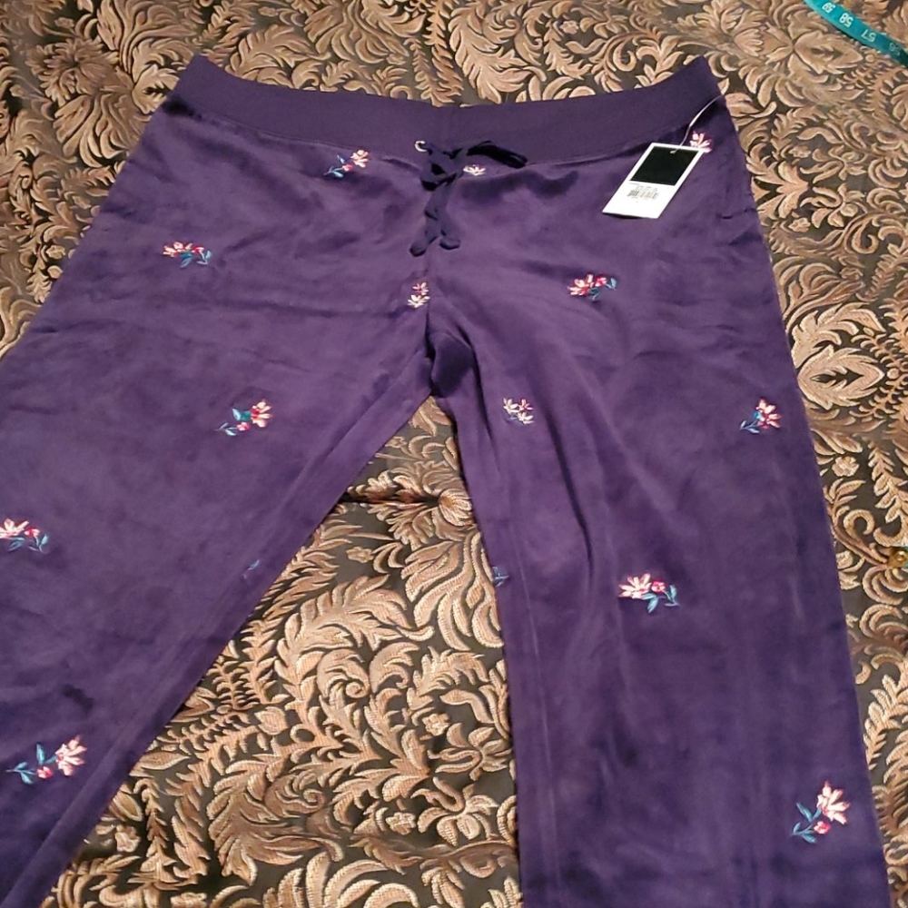 NWT Juicy Couture L EMBELLISHED SWEATPANTS